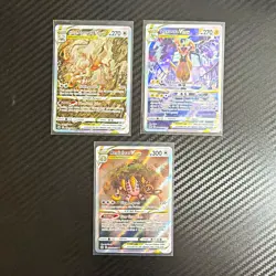 Crown Zenith Pokemon TCG VSTAR Lot 3: Hisuian Zoroark, Zeraora, Regigigas - Image 1