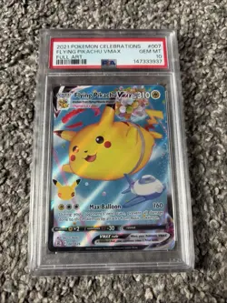 Pokemon PSA 10 Pokemon TCG 2 Card Lot: Rocket’s Mewtwo ex 213 & Pikachu 007 - Image 2