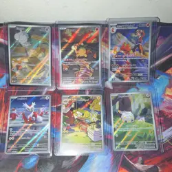 Pokemon TCG SV08 Surging Sparks Japanese Illustration Rare Foil Card Lot (6) - Image 1