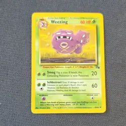 Pokemon TCG Fossil English Unlimited card lot x2 Grimer 48/62 Weezing 45/62 - Image 2