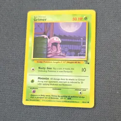 Pokemon TCG Fossil English Unlimited card lot x2 Grimer 48/62 Weezing 45/62 - Image 4