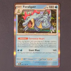 Feraligatr 041/162 - Temporal Forces - Rare Holo Pokemon Card - NM - Image 1