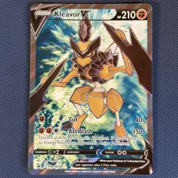Kleavor V SWSH248 - SWSH Black Star - Promo Holo Pokemon Card - NM - Image 1