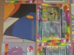 12 Topps 1999 Pokemon trading cards 2 holograph, 1 Sticker, Puzzle, Base Set - Image 5