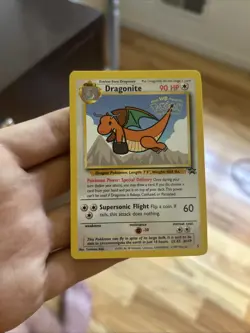 DRAGONITE #5 Black Star Promo WB The First Movie Rare WOTC Pokemon Card - Image 1