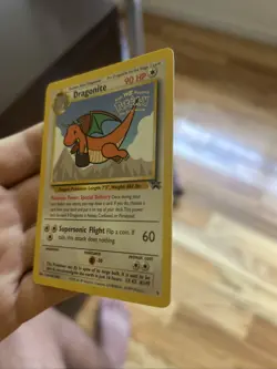 DRAGONITE #5 Black Star Promo WB The First Movie Rare WOTC Pokemon Card - Image 2