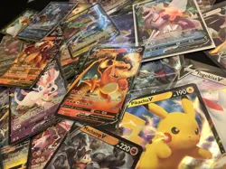 Pokemon Card Lot of 10 ULTRA RARES Full Art EX GX V CCC ETC. Mixed Sets ALL NM/M - Image 1