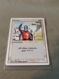 Magic: The Gathering BANNED Card - Crusade - Revised Edition 1995 Near Mint - Image 2