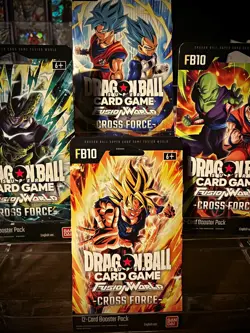 Bandai Dragon Ball Super Fusion World FB10 12-Card Blister Packs lot of 4 - Image 1