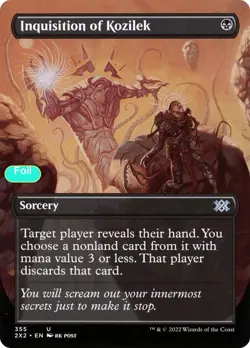 Inquisition of Kozilek (Borderless) - Foil - 2X2 - 355 NM/LP - Image 1