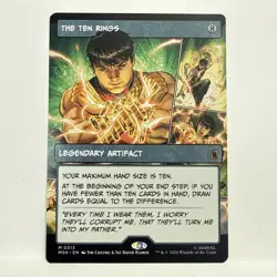 1x BORDERLESS The Ten Rings, NM, MSH, Magic: the Gathering, MtG - Image 1