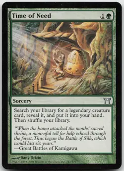 Time of Need 247 Uncommon Champions of Kamigawa Magic: The Gathering Near Mint - Image 1