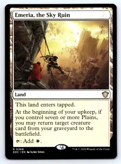 Emeria, the Sky Ruin #368 SOC Secrets of Strixhaven Commander Non-Foil MTG NM - Image 1