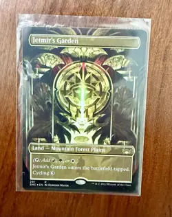 Jetmir's Garden Borderless #291 Foil MTG Streets of New Capenna English NM-Mint - Image 1