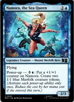 Namora, the Sea Queen 632 Commander: Marvel Super Heroes Magic: The Gathering NM - Image 1