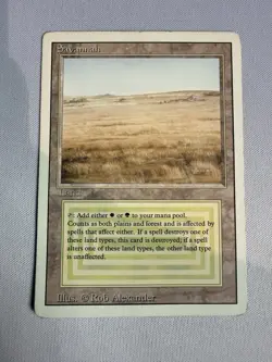 MtG - Savannah Dual Land-Revised Edition MP - Image 1