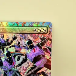 Magic The Gathering Foot Ninjas Foil TMNT 0209 Borderless NM MTG TMT - Image 2