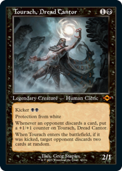 1x Tourach, Dread Cantor - Foil - Retro Frame MTG - Modern Horizons 2 - Light Pl - Image 1