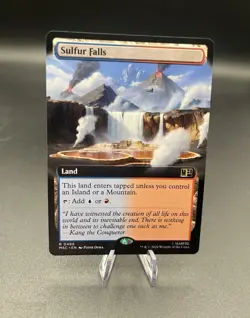 Wizards of the Coast MTG Sulfur Falls Marvel Rare 0496 Foil Extended Art EN - Image 1