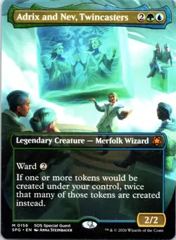 Adrix and Nev, Twincasters (Borderless) - SPG / English / Near Mint MTG - Image 1