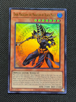 Dark Magician The Magician Of Black Magic INFO-AE006 Ultra Rare NM AE Yugioh - Image 2