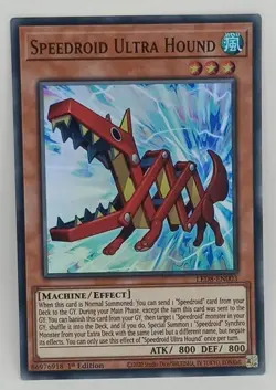 Speedroid Ultra Hound - LED8-EN003 - Super Rare 1st Edition - Yugioh - Image 1
