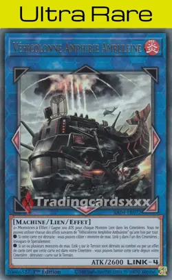 Yu-Gi-Oh! Vehicolonne Amphibie Ambuleine : UR RA04-FR077 - Image 1