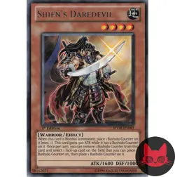 Yugioh Shien's Daredevil STOR-EN082 Rare 1st Edition NM - Image 1