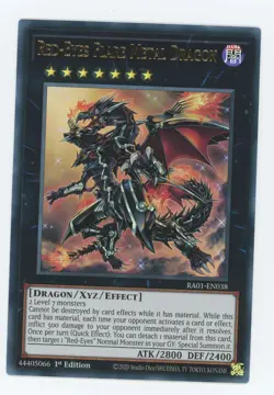 Yugioh RA01-EN038 - Red-Eyes Flare Metal Dragon (UR) - Ultra Rare - Image 1