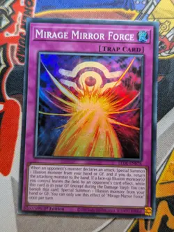 Mirage Mirror Force LEDE-EN078 Super Rare 1st Edition YuGiOh TCG Card - Image 1