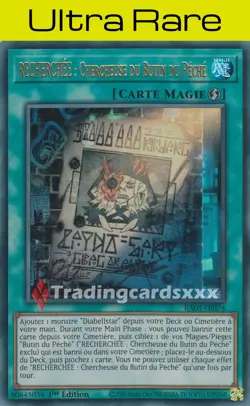 Yu-Gi-Oh! RECHERCHEE : Chercheuse du Butin du Peche : UR RA03-FR074 - Image 1