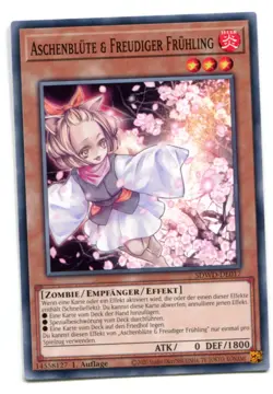 Yu-Gi-Oh! Aschenblute & Freudiger Fruhling Common SDWD-DE017 - Image 1