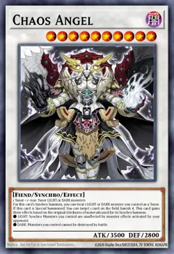 Yugioh RA05-EN043 - Chaos Angel - Secret Rare - Image 1