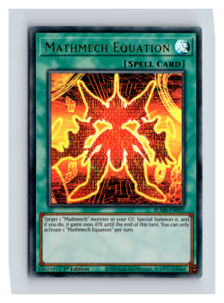 Mathmech Equation BLMR-EN092 Ultra Rare 1st Edition Yugioh - Image 1