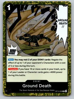 The Azure Sea's Seven #OP14-096 Ground Death - Image 1