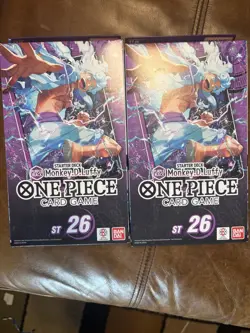 One Piece TCG Purple/Black Monkey D. Luffy Deck ST-26 English Factory Sealed (2) - Image 1