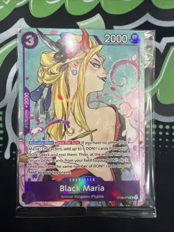 One Piece TCG Black Maria OP08-074 Illustration Box Vol.2 Promo SEALED Foil..II - Image 1