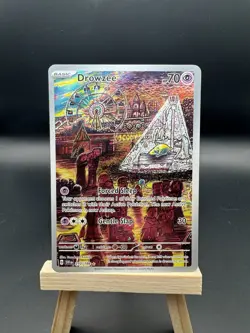 Pokemon TCG Drowzee Scarlet & Violet Base Set Holo Illustration Card 210/198 - Image 1
