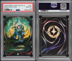 Disney Lorcana Buzz Lightyear - Jungle Ranger Iconic Foil 241/204 PSA 10 - Image 3
