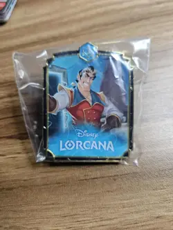 Gaston - *NEW* Disney Lorcana Pin Organized Play Promotial Item - Image 1
