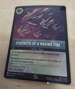 Strength of a Raging Fire Foil Promo 8/P3 Disney Lorcana English Near Mint - Image 1