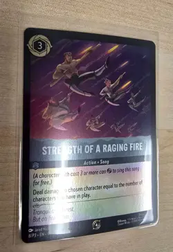 Strength of a Raging Fire Foil Promo 8/P3 Disney Lorcana English Near Mint - Image 2