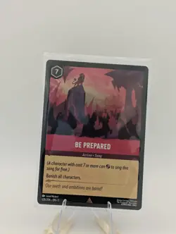 Be Prepared 128/204 Disney Lorcana The First Chapter Rare Cold Foil NM Mint - Image 1