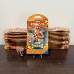 LOT OF 30 Disney Lorcana Wilds Unknown Sleeved Booster Pack SEALED NEW - Image 1