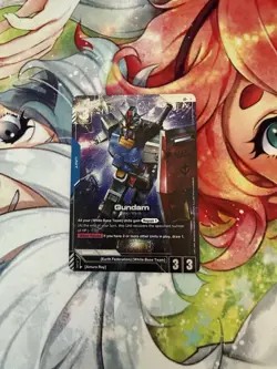 Gundam RX-78-2 - Gundam Card Game - GD01-001 LR+ - Image 1