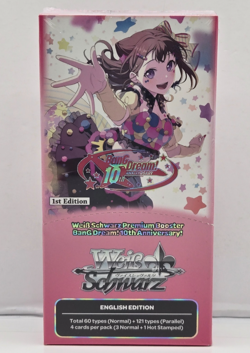 Weiss Schwarz Bang Dream 10th Anniv. 1st Edition English Booster Box Sealed - Image 1