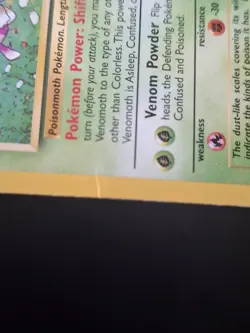 Pokemon Cards TCG - English WOTC Jungle Bundle 12 - Venomoth Small Crease - Image 3