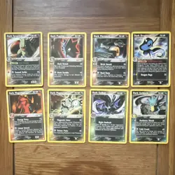 Pokemon TCG Team Rocket Returns Dark Pokemon Non Holo Bundle x8 Cards LP-MP - Image 1