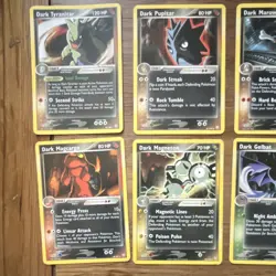 Pokemon TCG Team Rocket Returns Dark Pokemon Non Holo Bundle x8 Cards LP-MP - Image 2