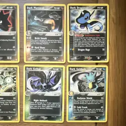 Pokemon TCG Team Rocket Returns Dark Pokemon Non Holo Bundle x8 Cards LP-MP - Image 3
